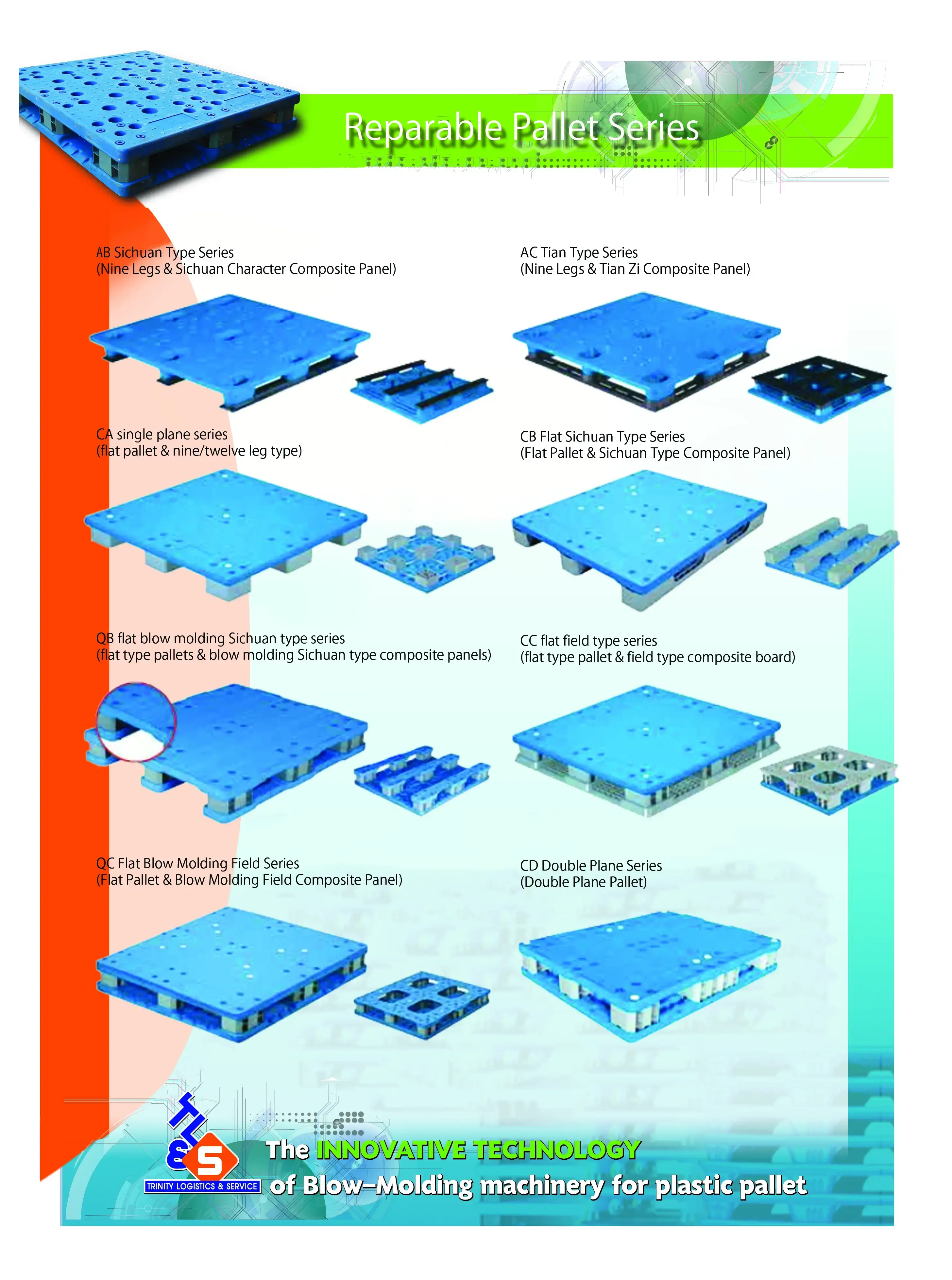 Technical Catalog for พาเลทแบบซ่อมได้ (Reparable Pallet Series)